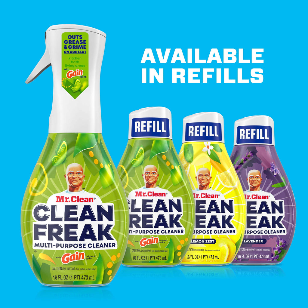 Clean Freak All Purpose Cleaner, Gain, Refill, 16 Fl Oz