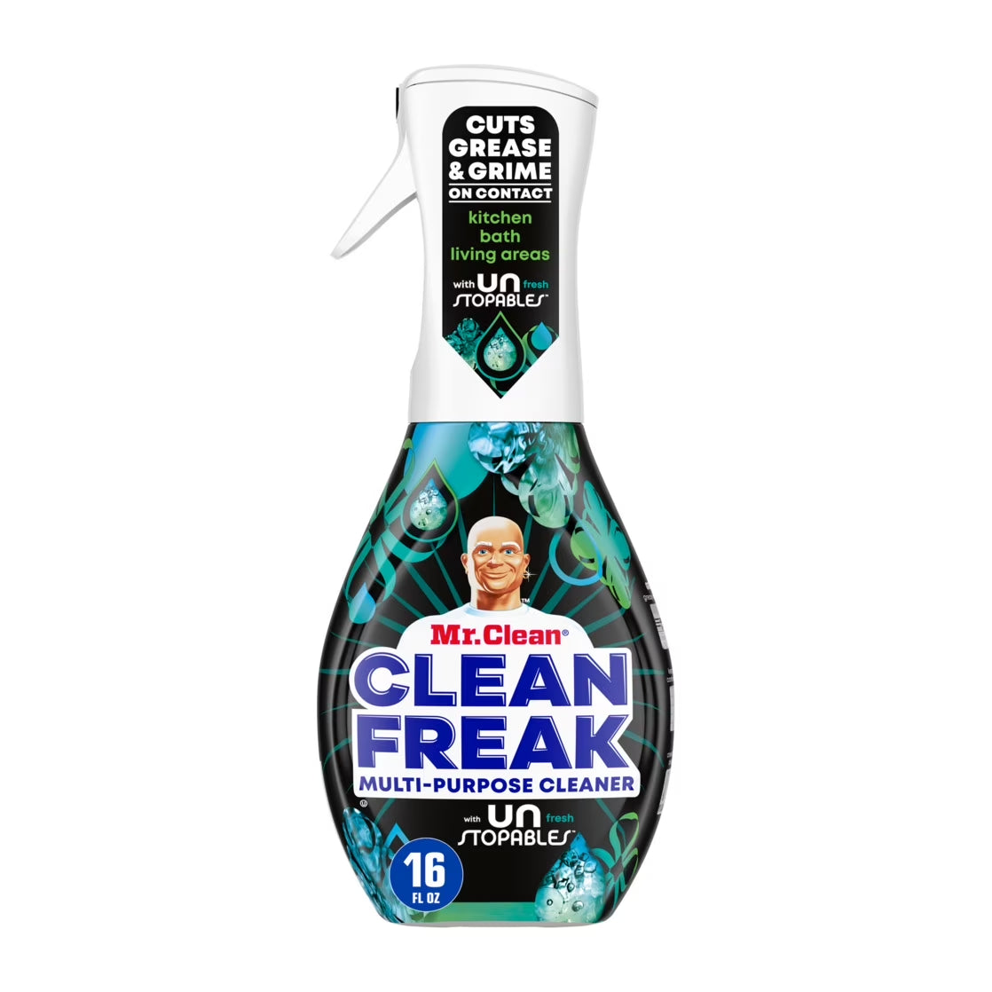 Clean Freak All Purpose Cleaner Spray, Multi-Surface Cleaning, Unstopables Scent, 16 Fl Oz
