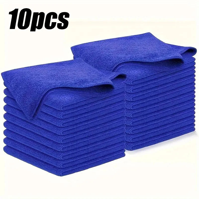 1-50Pcs Microfiber Towels Car Wash Drying Cloth Towel Household Cleaning Cloths Auto Detailing Polishing Cloth Home Clean Tools