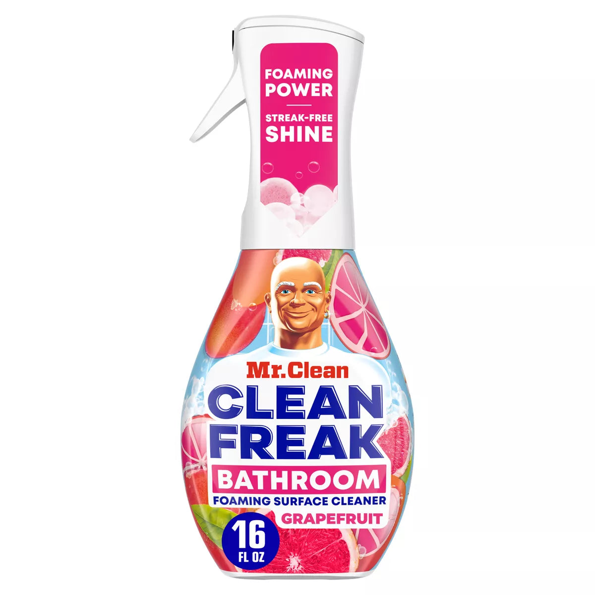 Mr. Clean Clean Freak Grapefruit Bathroom Foaming Surface Cleaner - 16 Fl Oz