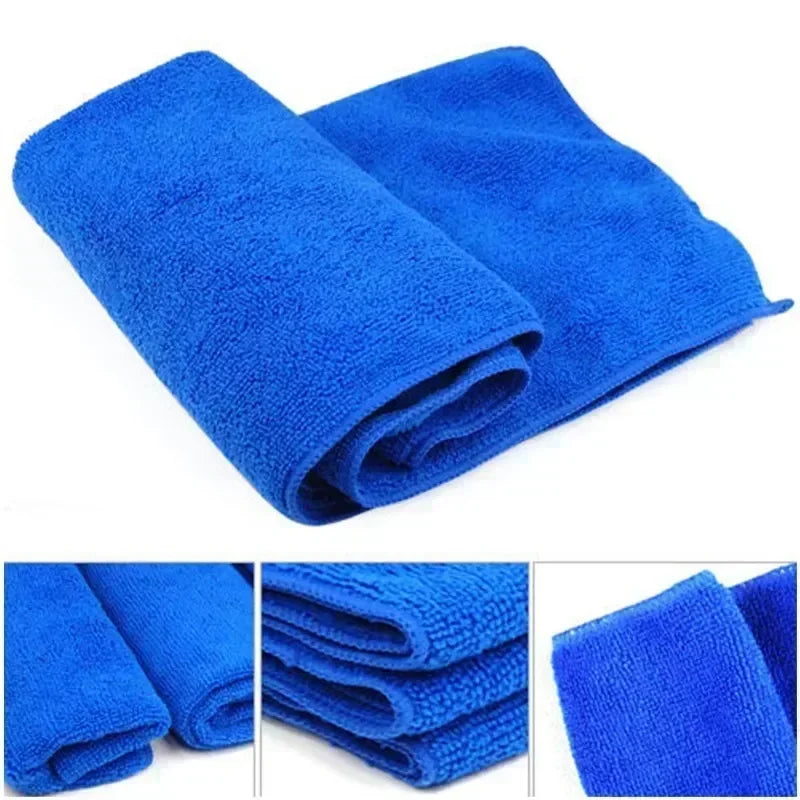 1-50Pcs Microfiber Towels Car Wash Drying Cloth Towel Household Cleaning Cloths Auto Detailing Polishing Cloth Home Clean Tools