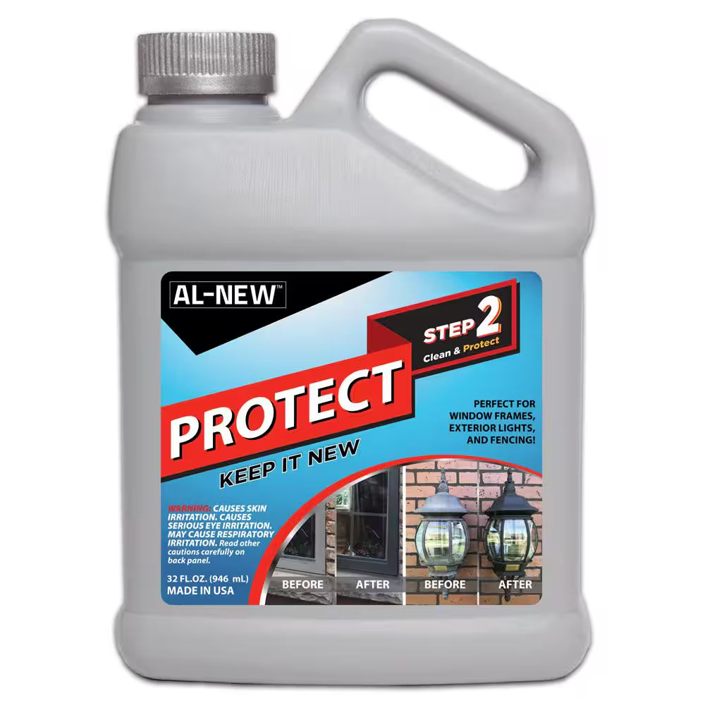 32Oz 2 Step Clean & Protect Kit : Clean, Restore, & Protect Your Outdoor Patio Furniture, Garage Doors, and More