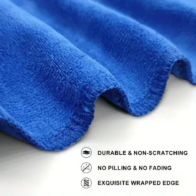 1-50Pcs Microfiber Towels Car Wash Drying Cloth Towel Household Cleaning Cloths Auto Detailing Polishing Cloth Home Clean Tools