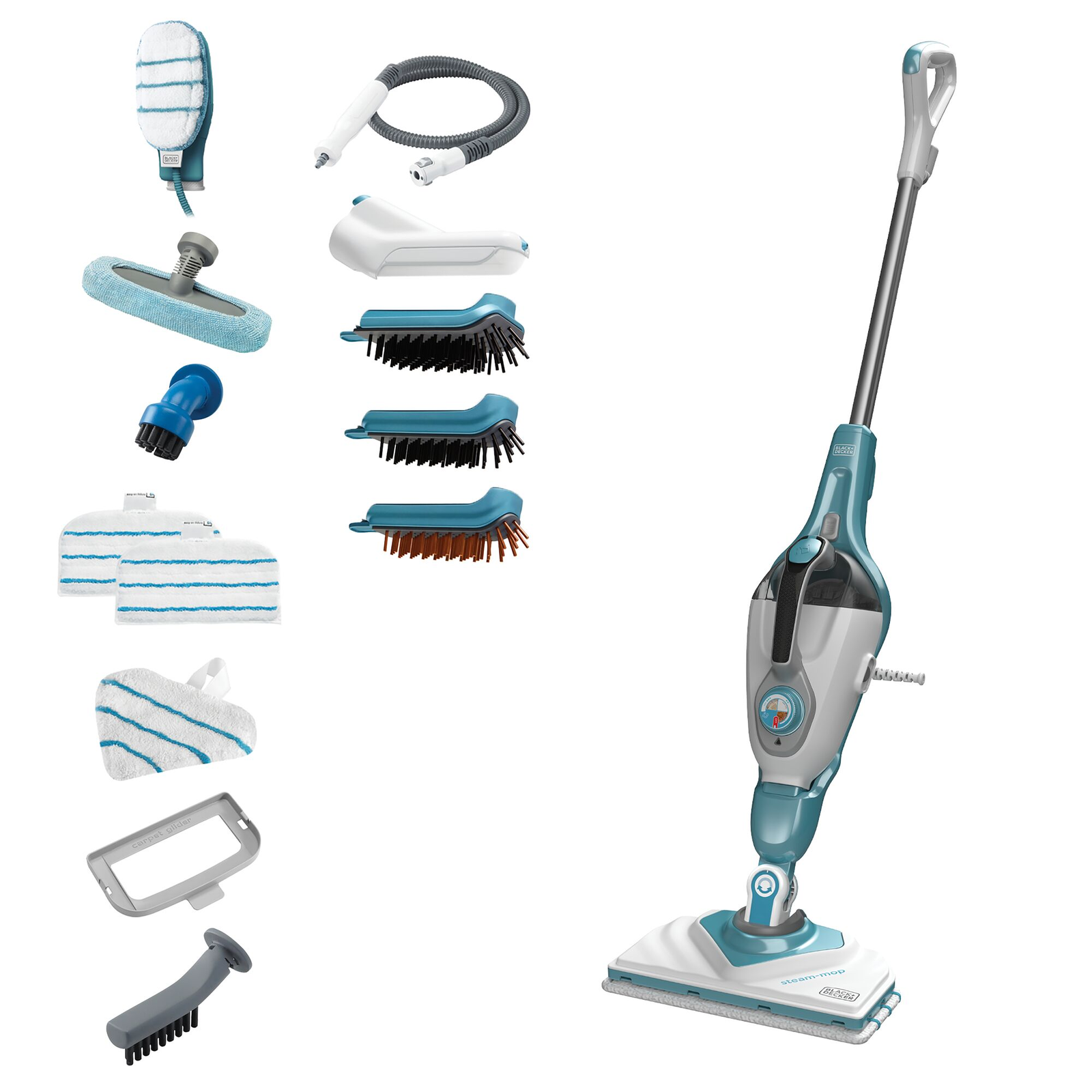 Parní mop BLACK&DECKER BHSM1610DSM-QS (BHSM1610DSM)