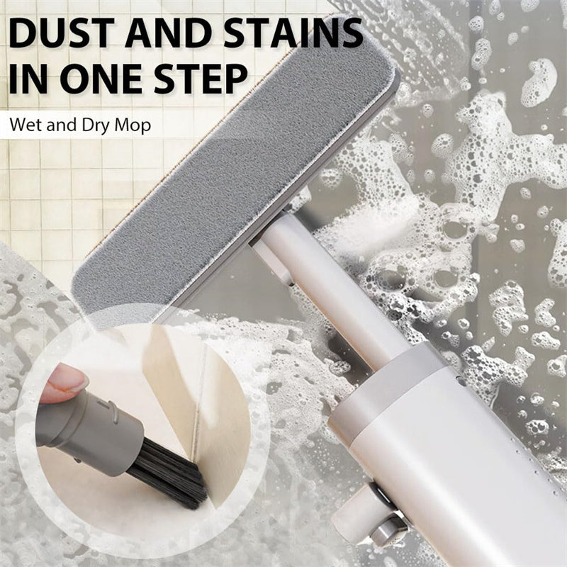 Hands-Free Rotatable Mini Mop