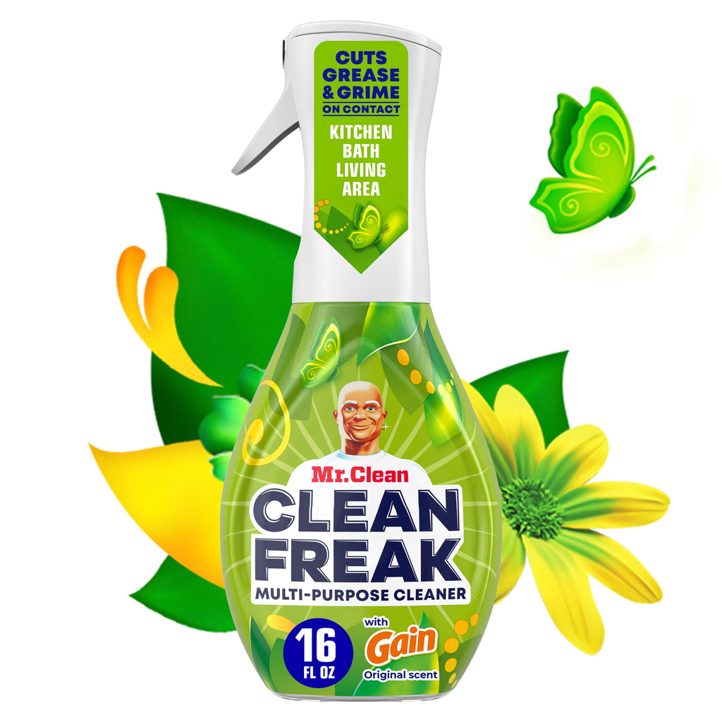 Clean Freak All Purpose Cleaner, Gain, Refill, 16 Fl Oz
