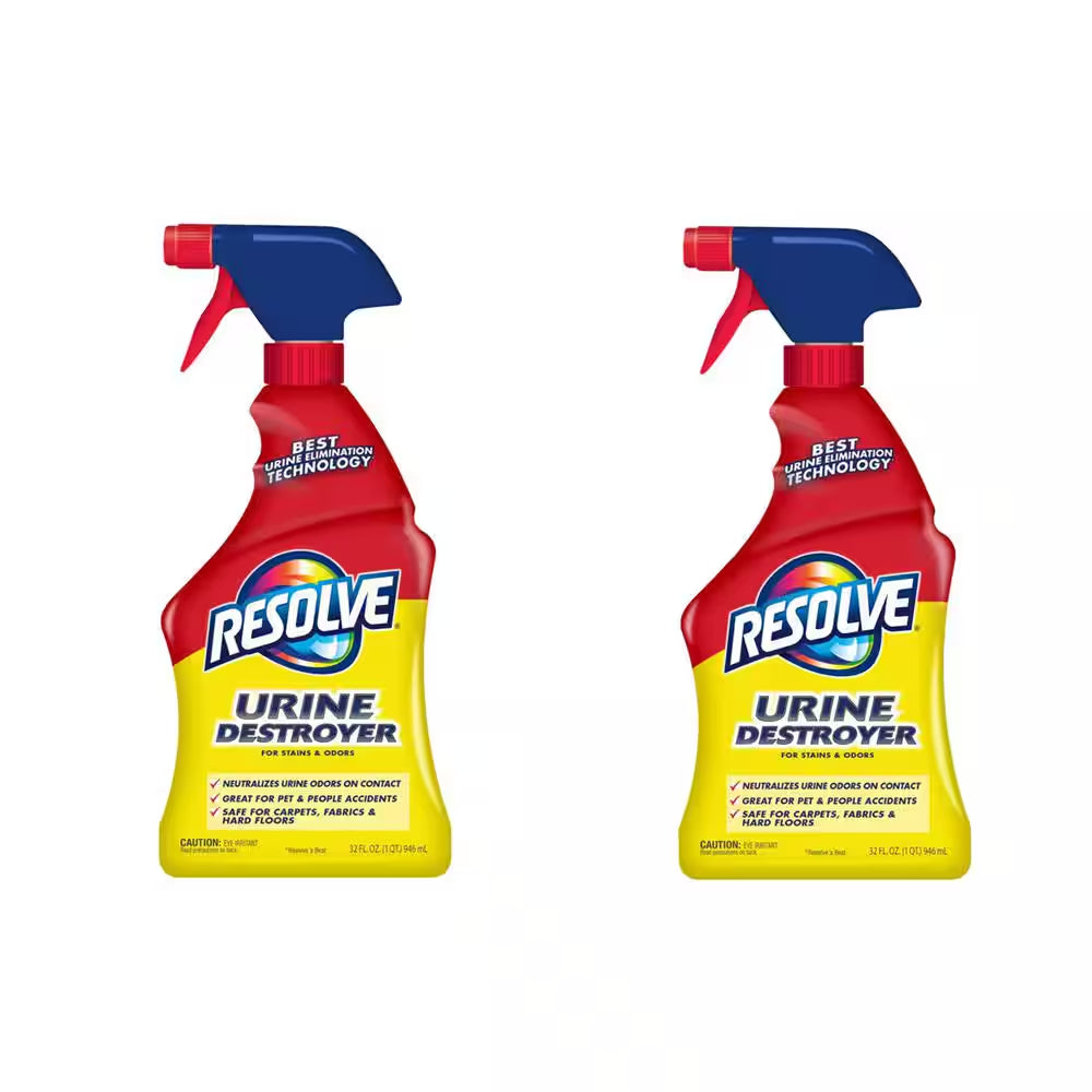 32 Oz. Pet Urine Destroyer and Odor Remover Carpet Cleaner Spray (2-Pack)