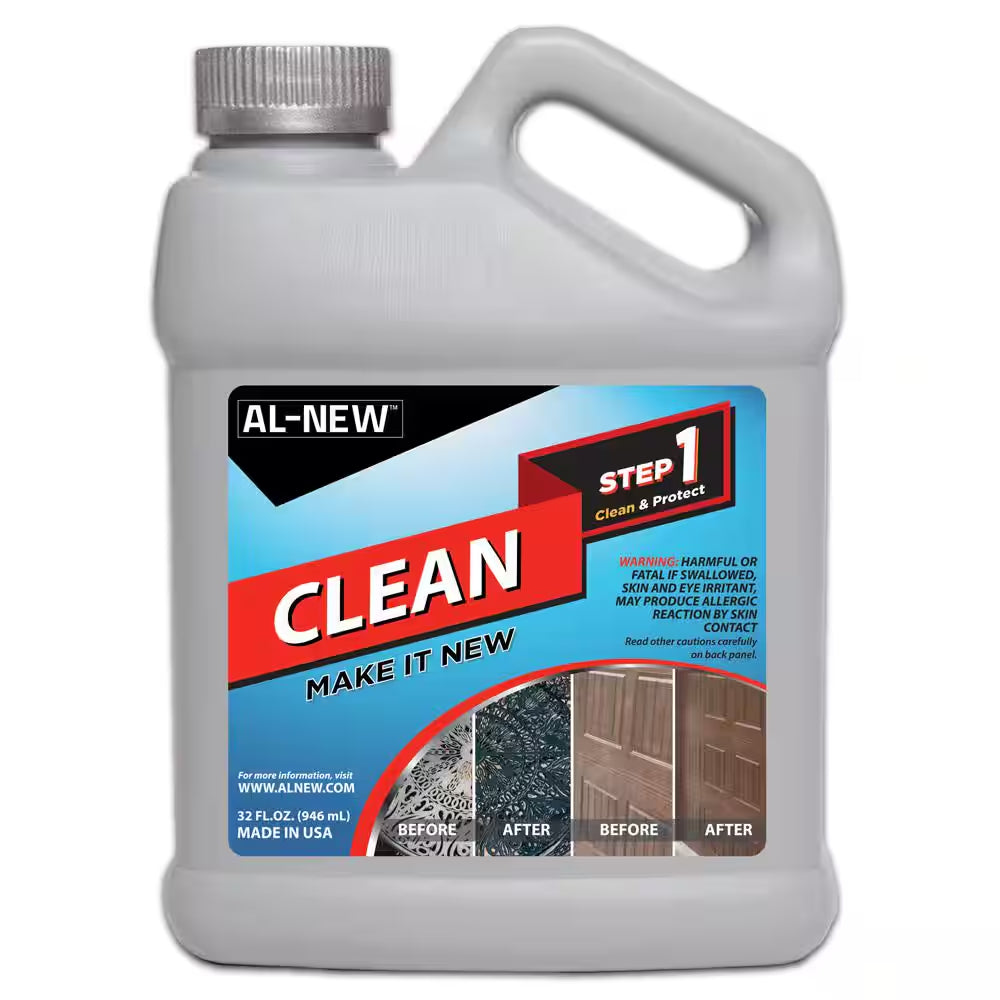 32Oz 2 Step Clean & Protect Kit : Clean, Restore, & Protect Your Outdoor Patio Furniture, Garage Doors, and More