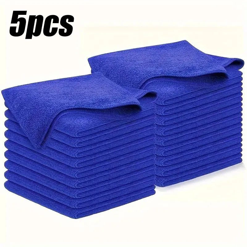 1-50Pcs Microfiber Towels Car Wash Drying Cloth Towel Household Cleaning Cloths Auto Detailing Polishing Cloth Home Clean Tools