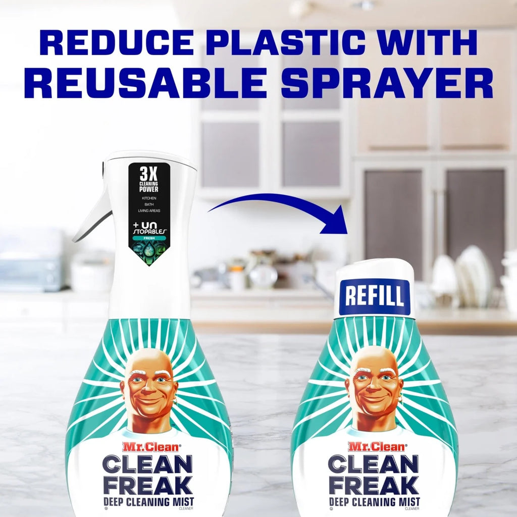 Clean Freak All Purpose Cleaner Spray, Multi-Surface Cleaning, Unstopables Scent, 16 Fl Oz